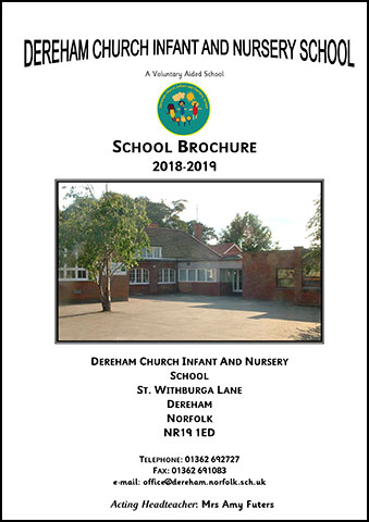 school brochure dereham church infant and nursery school nursery school brochure